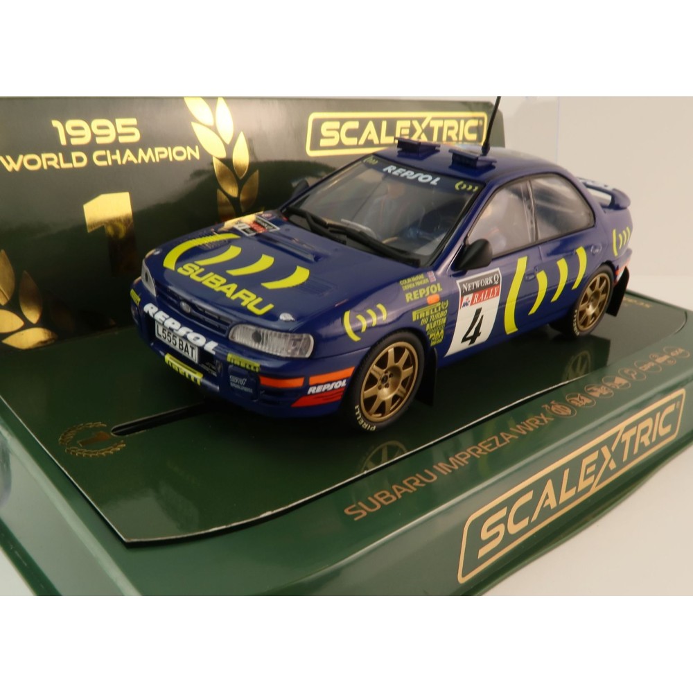 Scalextric C4428 Subaru Impreza WRX Colin McRae 1995 World Champion Edition 1:32 Scale