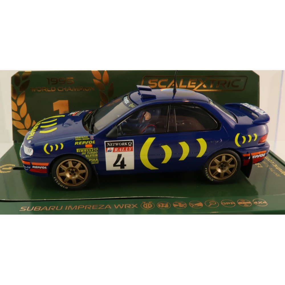 Scalextric C4428 Subaru Impreza WRX Colin McRae 1995 World Champion Edition 1:32 Scale