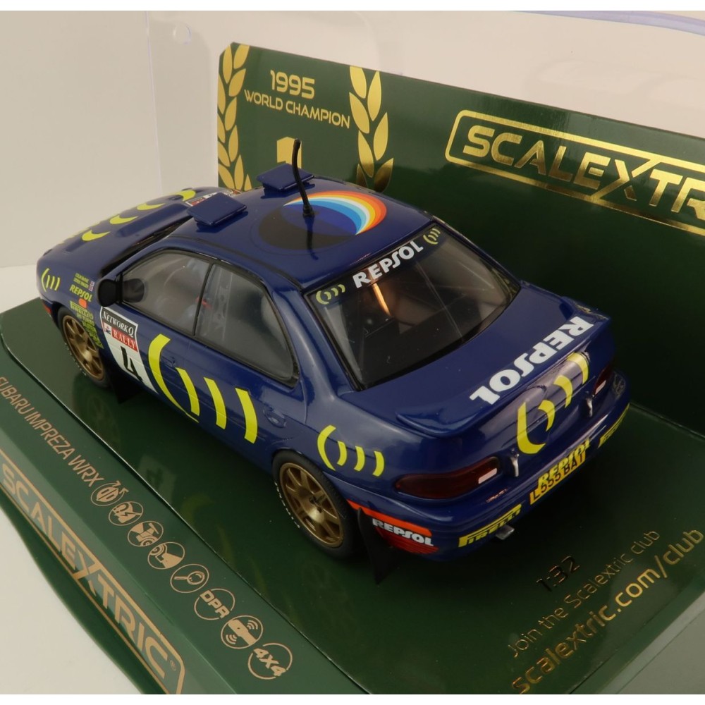 Scalextric C4428 Subaru Impreza WRX Colin McRae 1995 World Champion Edition 1:32 Scale