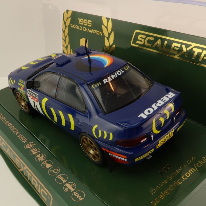 Scalextric C4428 Subaru Impreza WRX Colin McRae 1995 World Champion Edition 1:32 Scale