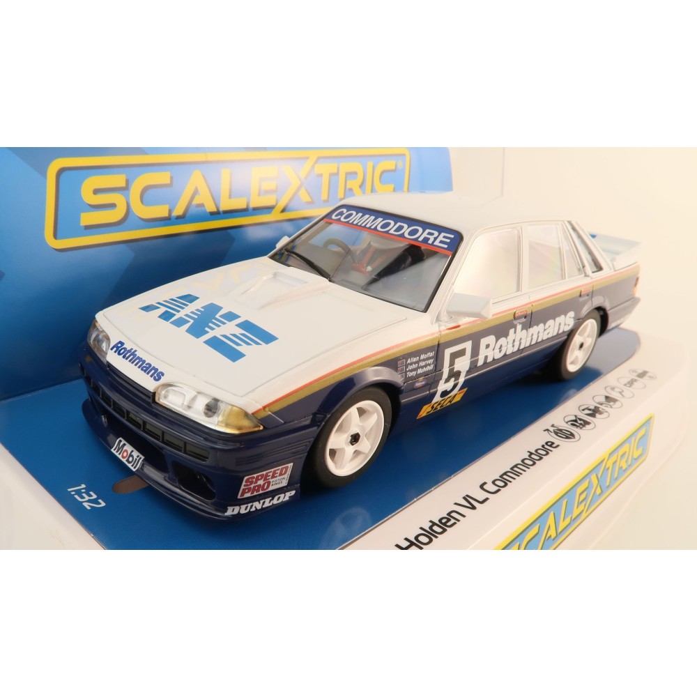 Scalextric C4433 Holden VL Commodore 1987 Spa 24 Hours Moffat and Harvey Slot Car 1:32 Scale