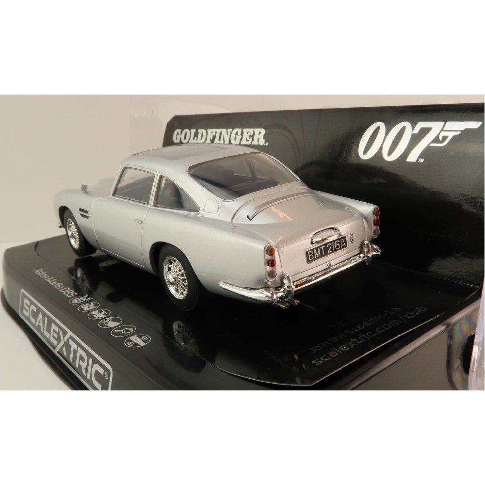Scalextric C4436 Aston Martin DB5 with Functions - James Bond Goldfinger Slot Car 1:32 Scale