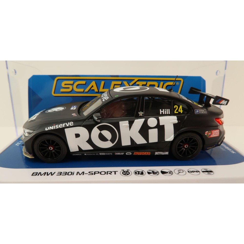 Scalextric C4440 BMW 330i M-Sport BTCC 2022 Jake Hill Slot Car 1:32 Scale