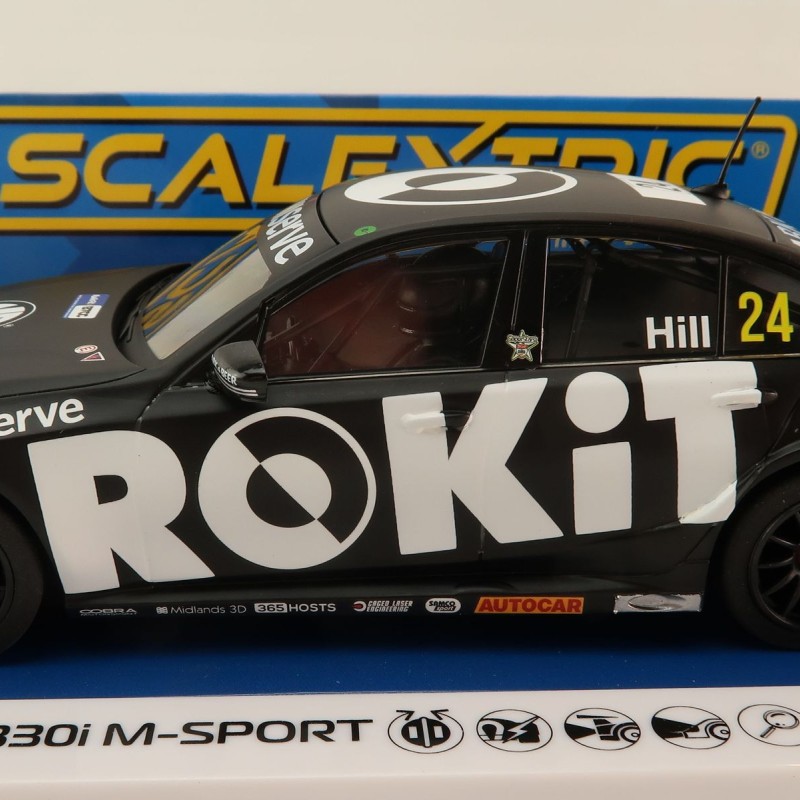 Scalextric C4440 BMW 330i M-Sport BTCC 2022 Jake Hill Slot Car 1:32 Scale