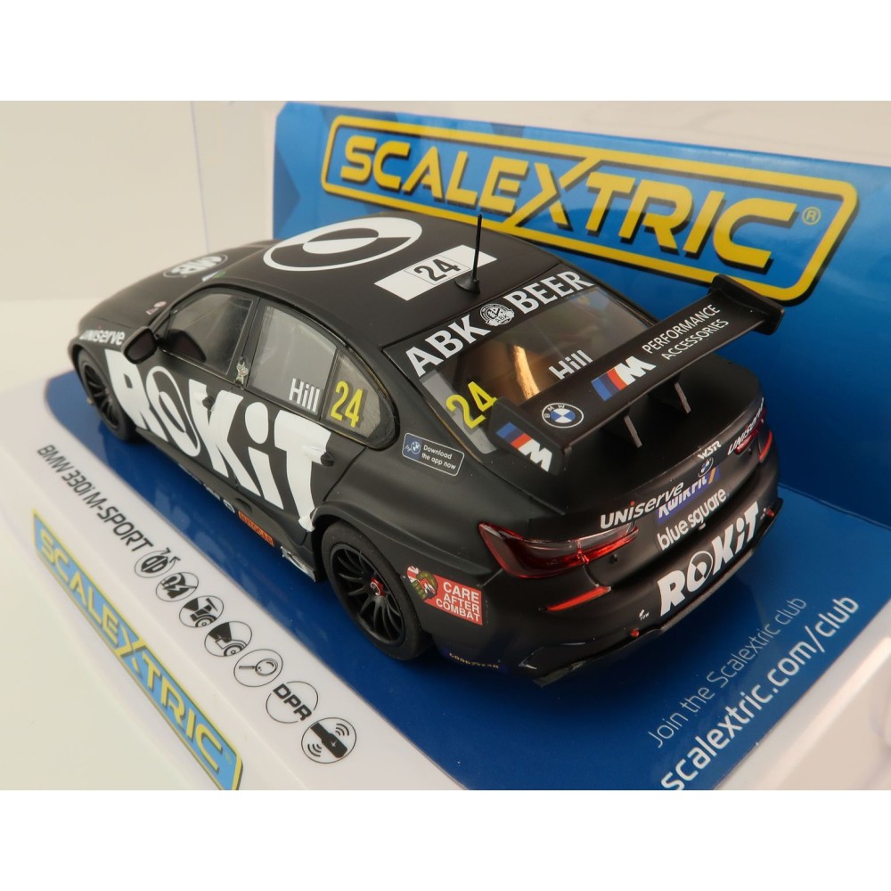 Scalextric C4440 BMW 330i M-Sport BTCC 2022 Jake Hill Slot Car 1:32 Scale