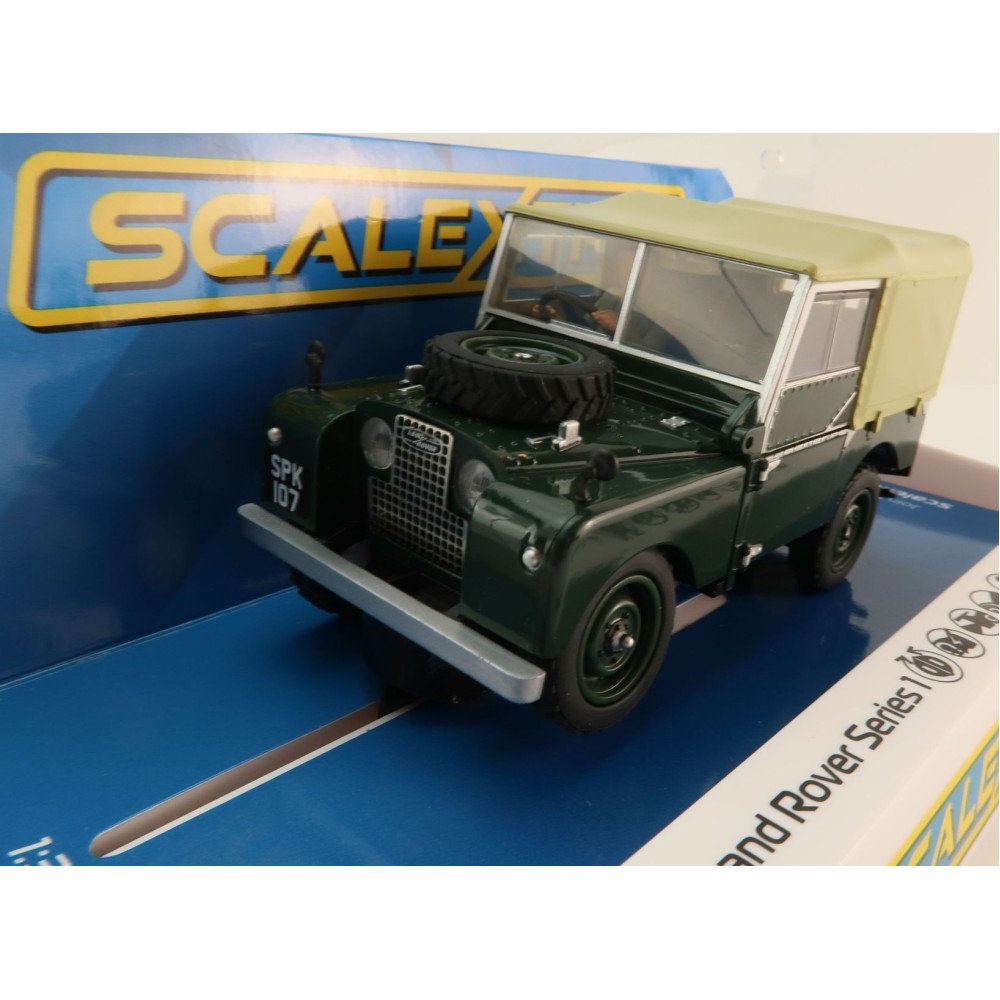 Scalextric C4441 Land Rover Series 1 Green Slot Car 1:32 Scale