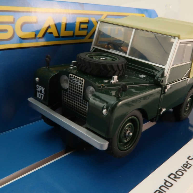 Scalextric C4441 Land Rover Series 1 Green Slot Car 1:32 Scale
