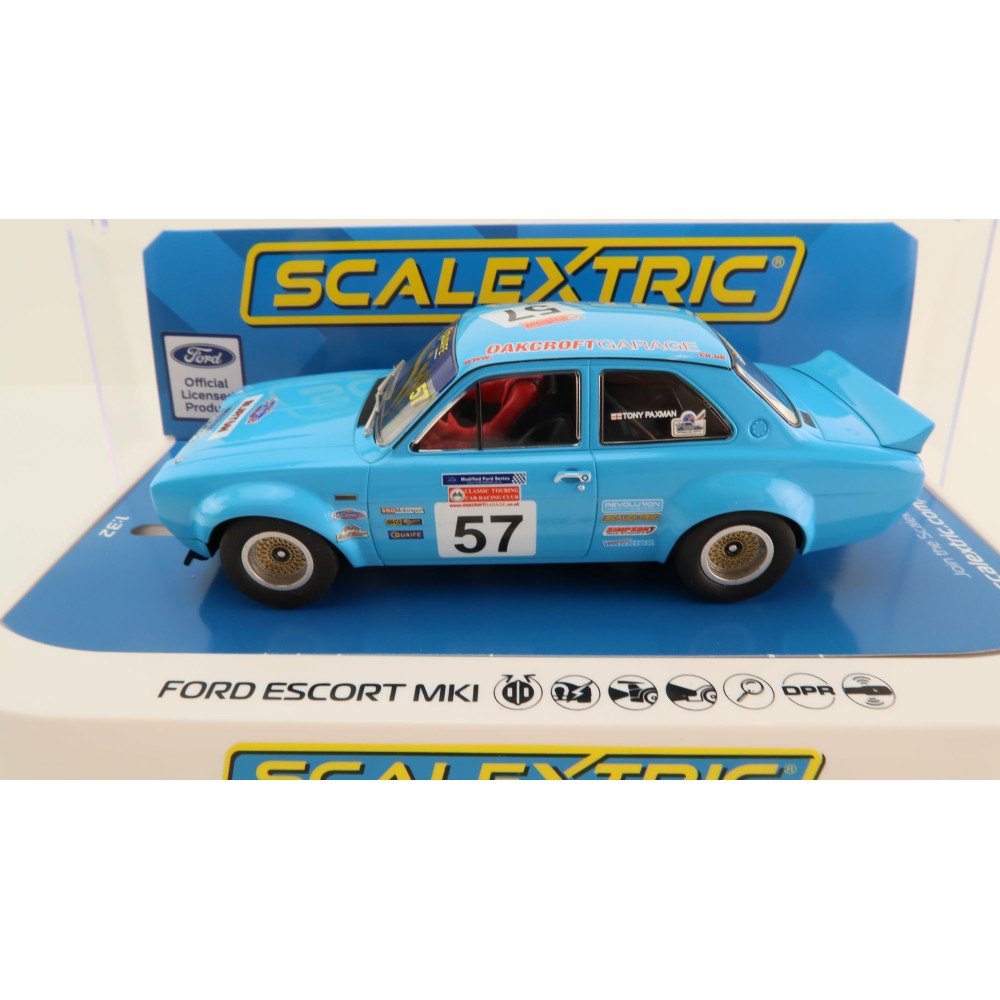 Scalextric C4445 Ford Escort MK1 Tony Paxman Racing Slot Car 1:32 Scale
