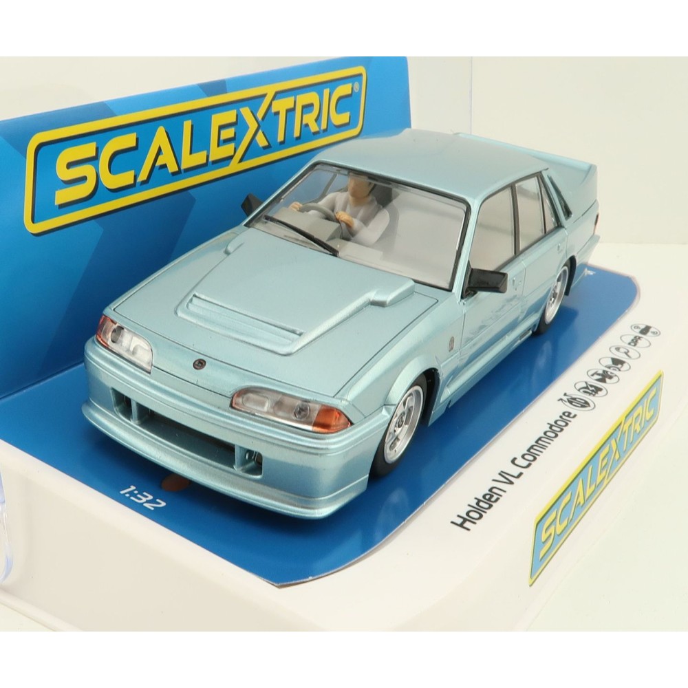 Scalextric C4456 Holden VL Commodore Group A SV Walkinshaw Panorama Silver Australian Release Slot Car 1:32 Scale