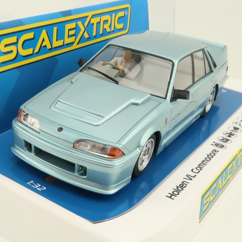 Scalextric C4456 Holden VL Commodore Group A SV Walkinshaw Panorama Silver Australian Release Slot Car 1:32 Scale