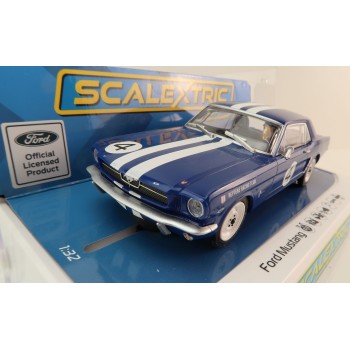 Scalextric C4458 1965 Ford Mustang Neptune Racing Norm Beechey Australian Only Slot Car 1:32 Scale