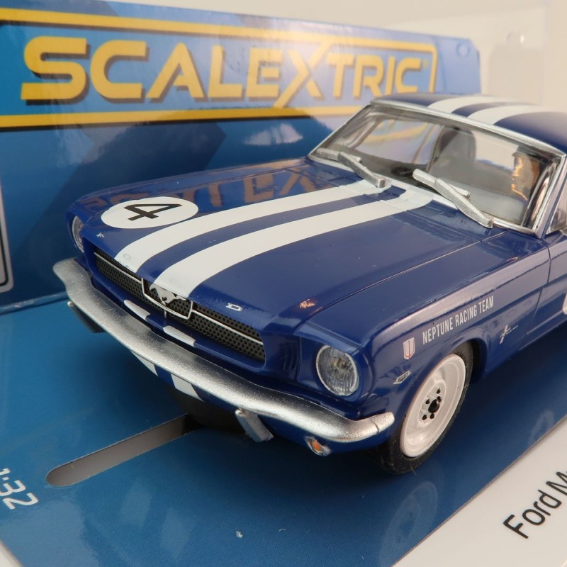 Scalextric C4458 1965 Ford Mustang Neptune Racing Norm Beechey Australian Only Slot Car 1:32 Scale