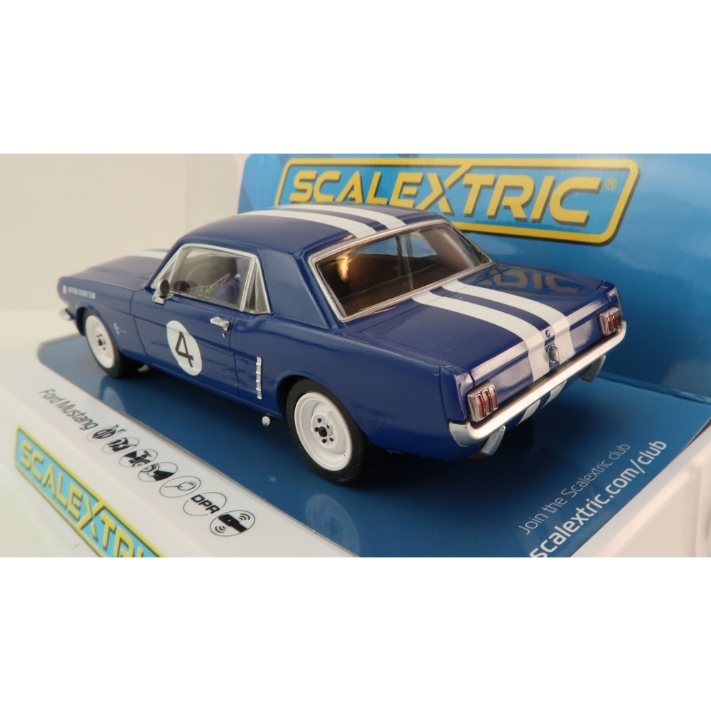 Scalextric C4458 1965 Ford Mustang Neptune Racing Norm Beechey Australian Only Slot Car 1:32 Scale