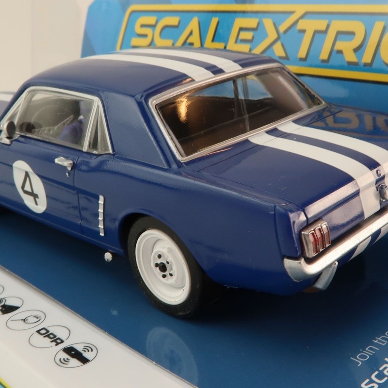 Scalextric C4458 1965 Ford Mustang Neptune Racing Norm Beechey Australian Only Slot Car 1:32 Scale