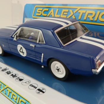 Scalextric C4458 1965 Ford Mustang Neptune Racing Norm Beechey Australian Only Slot Car 1:32 Scale