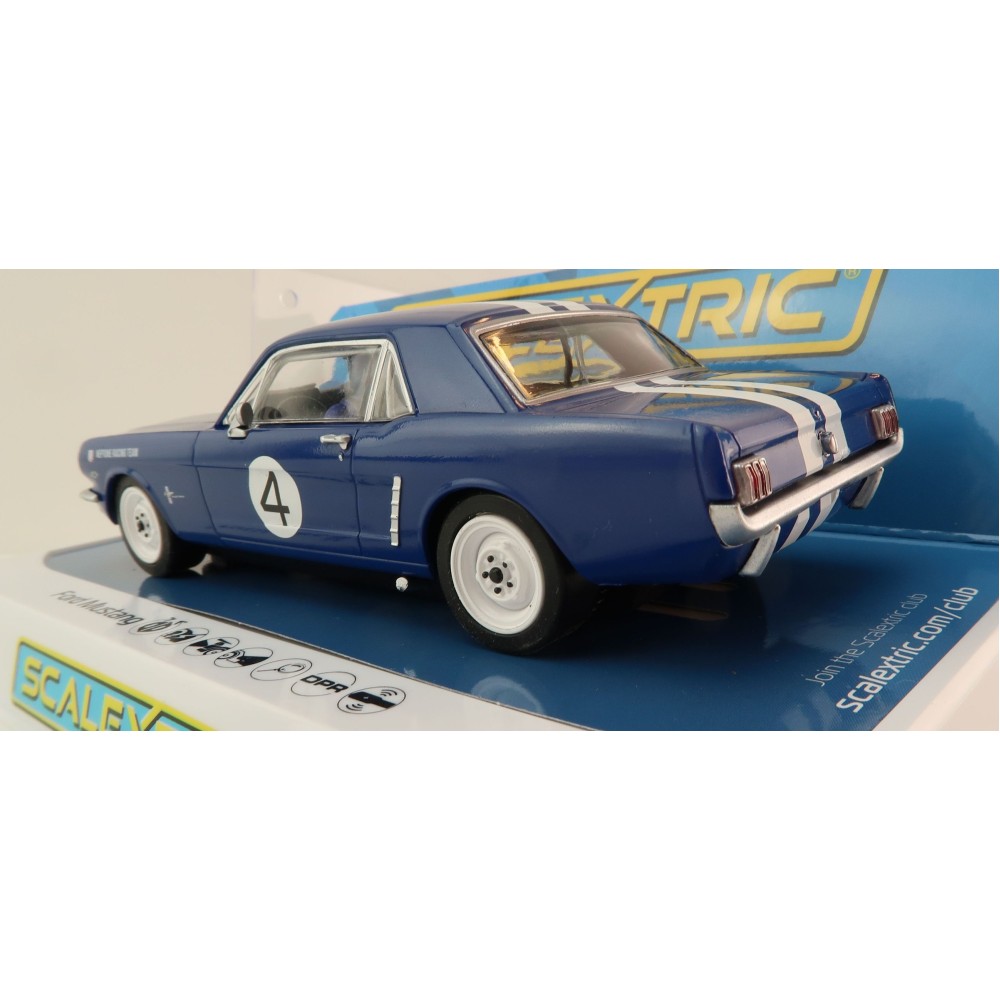 Scalextric C4458 1965 Ford Mustang Neptune Racing Norm Beechey Australian Only Slot Car 1:32 Scale