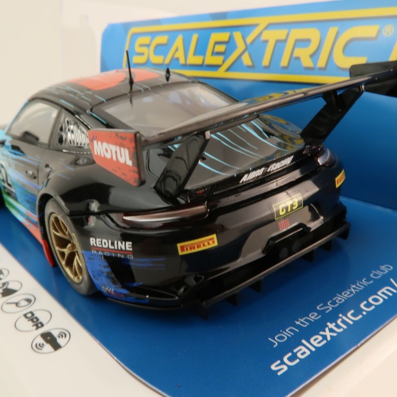Scalextric C4460 Porsche 911 GT3 R Redline Racing Spa 2022 Slot Car 1:32 Scale