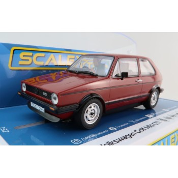 Scalextric C4490 Volkswagen Golf GTI MK1 - Red Slot Car 1:32 Scale