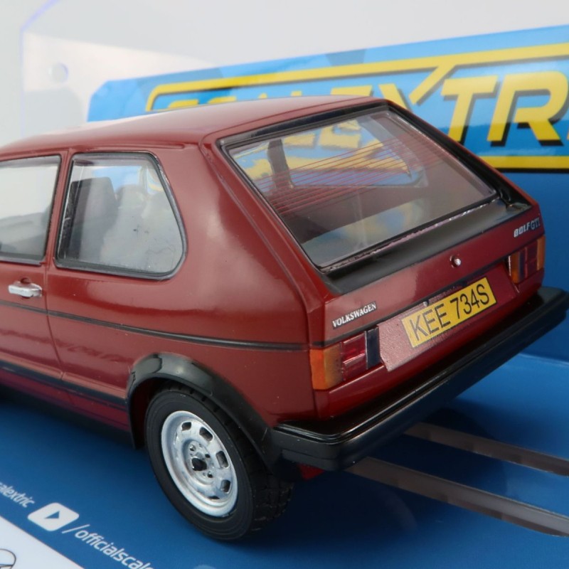 Scalextric C4490 Volkswagen Golf GTI MK1 - Red Slot Car 1:32 Scale