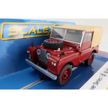Scalextric C4493 Land Rover Series 1 - Poppy Red Slot Car 1:32 Scale