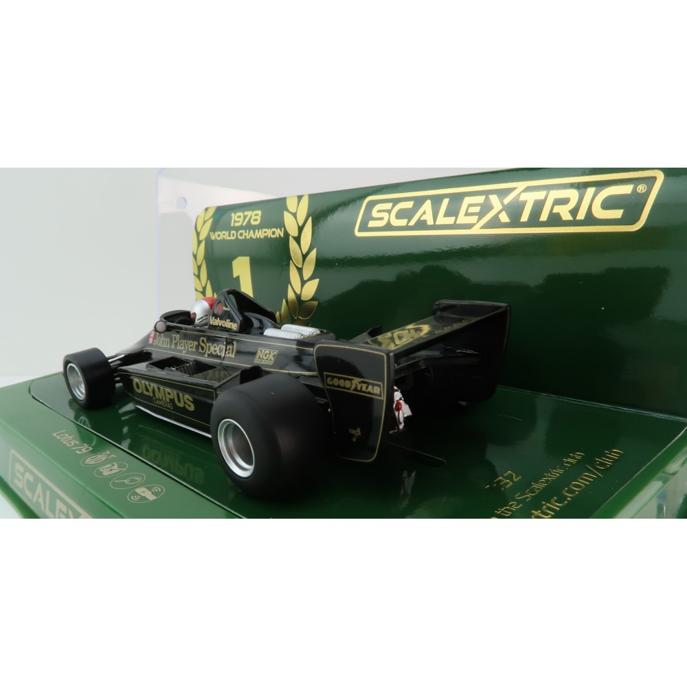 Scalextric C4494 Lotus 79 - Mario Andretti - 1978 World Champion Edition Slot Car 1:32 Scale