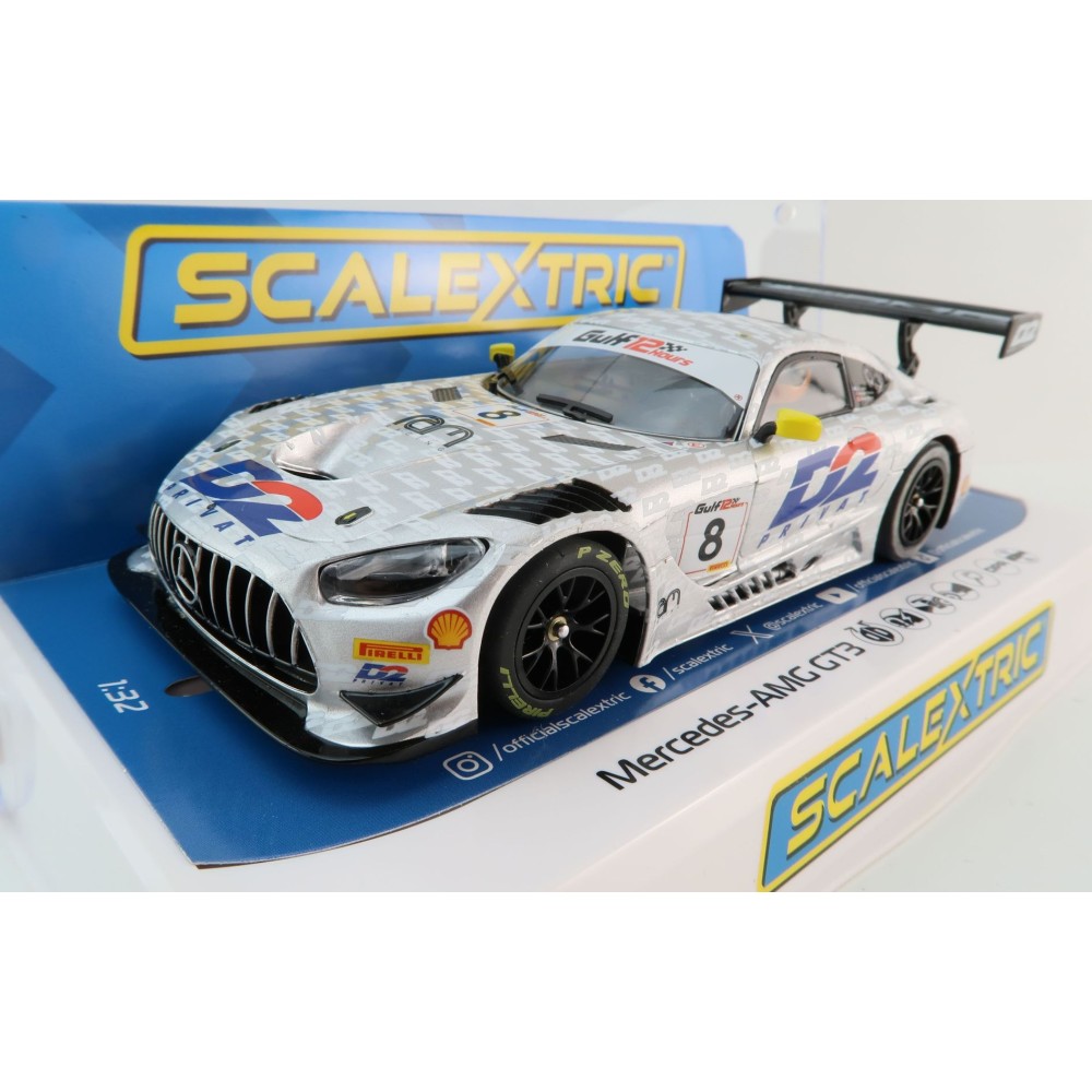 Scalextric C4496 Mercedes AMG GT3 RAM Racing D2 Slot Car 1:32 Scale