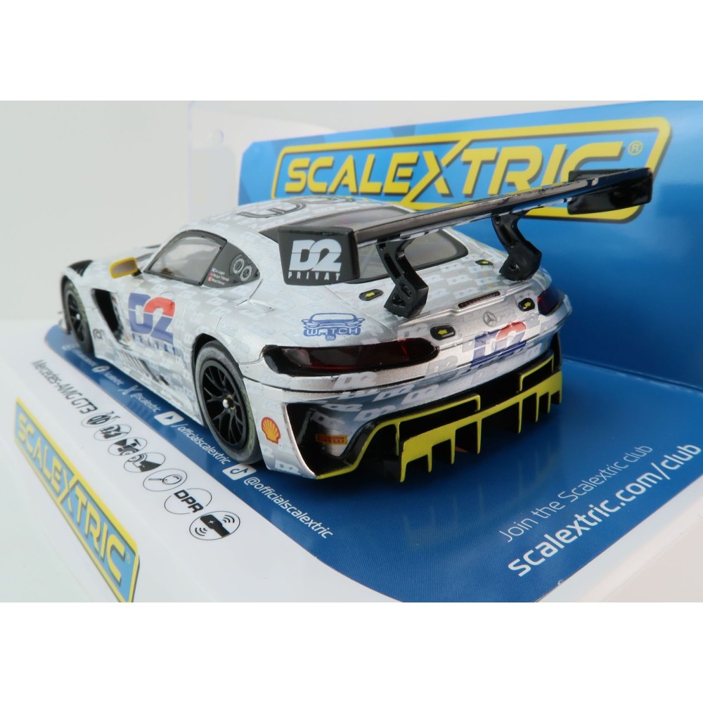 Scalextric C4496 Mercedes AMG GT3 RAM Racing D2 Slot Car 1:32 Scale