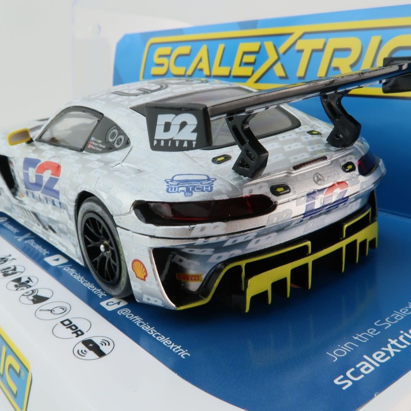 Scalextric C4496 Mercedes AMG GT3 RAM Racing D2 Slot Car 1:32 Scale