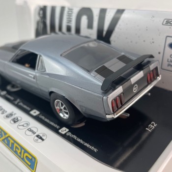 Scalextric C4497 Ford Mustang BOSS 429 - John Wick Chapter 1 Slot Car 1:32 Scale