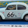 Scalextric C4498 VW Volkswagen Beetle Light Blue No 66 Slot Car 1:32 Scale