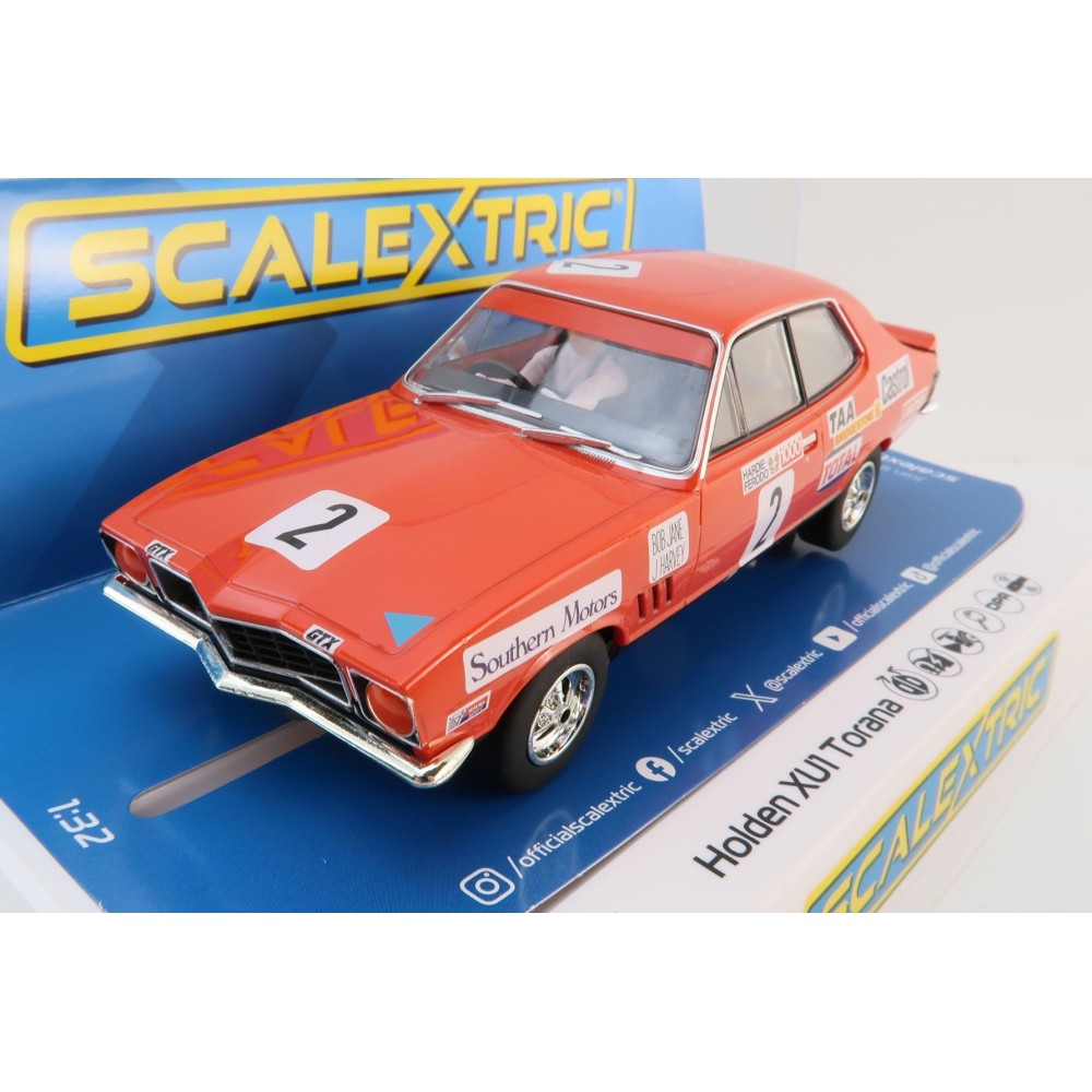 Scalextric C4499 Holden XU1 Torana Bob Jane John Harvey 1973 Bathurst No 2 Slot Car Limited AU Edition 1:32 Scale