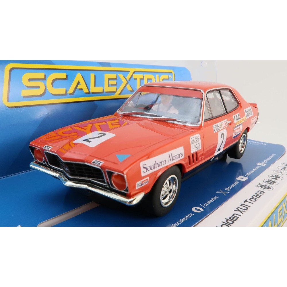Scalextric C4499 Holden XU1 Torana Bob Jane John Harvey 1973 Bathurst No 2 Slot Car Limited AU Edition 1:32 Scale