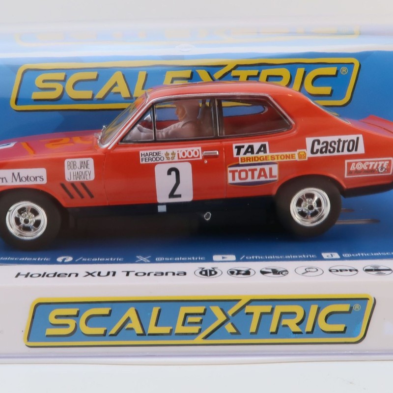 Scalextric C4499 Holden XU1 Torana Bob Jane John Harvey 1973 Bathurst No 2 Slot Car Limited AU Edition 1:32 Scale