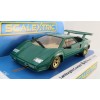 Scalextric C4500 Lamborghini Countach - Green + Gold Slot Car 1:32 Scale
