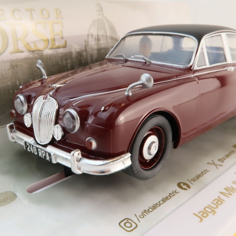 Scalextric C4502 Jaguar MK2 - Inspector Morse Slot Car 1:32 Scale