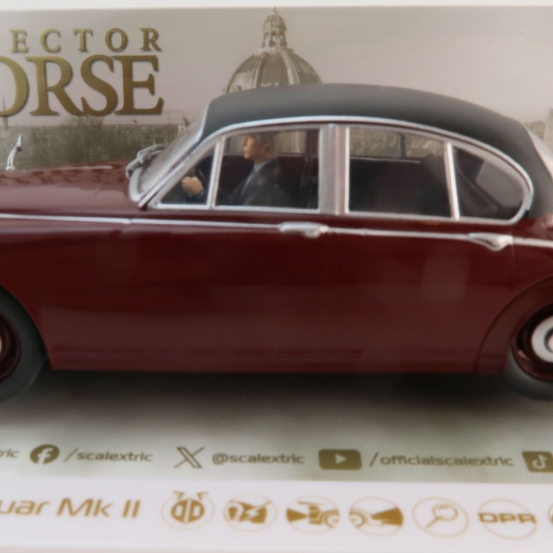Scalextric C4502 Jaguar MK2 - Inspector Morse Slot Car 1:32 Scale