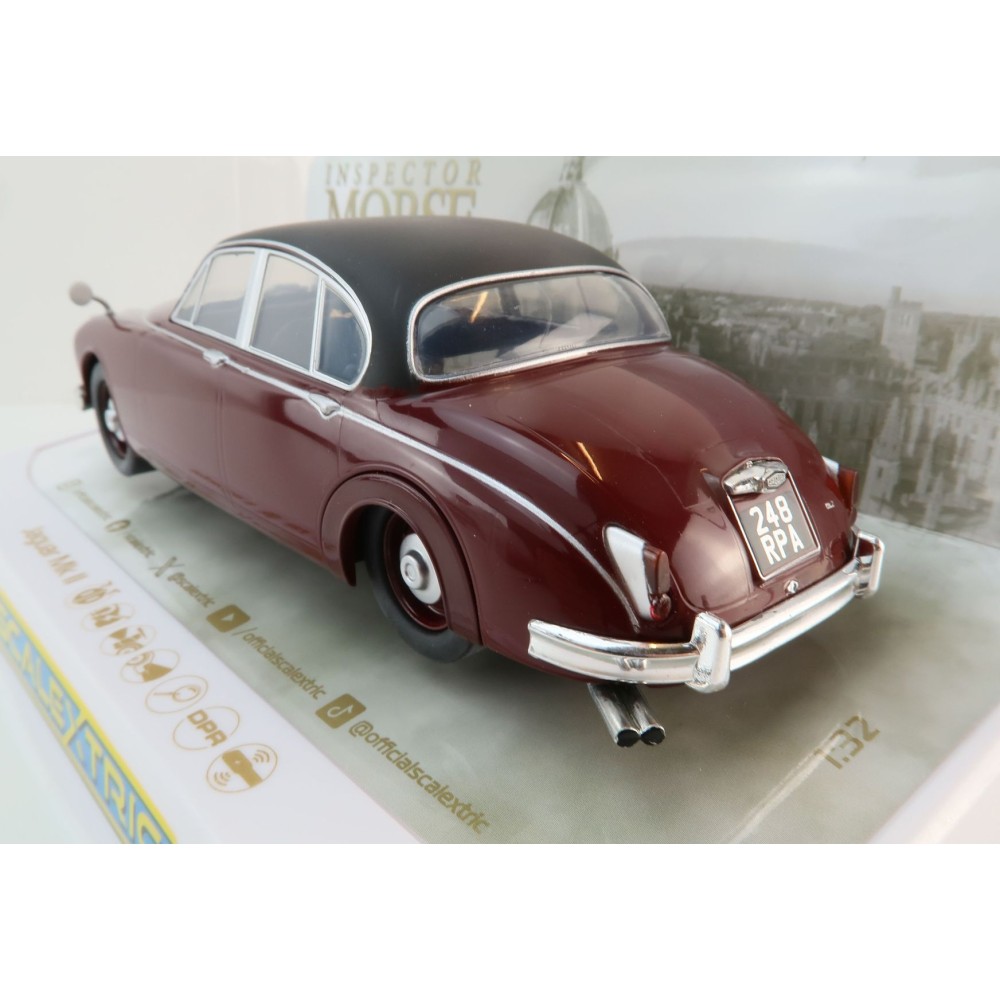 Scalextric C4502 Jaguar MK2 - Inspector Morse Slot Car 1:32 Scale