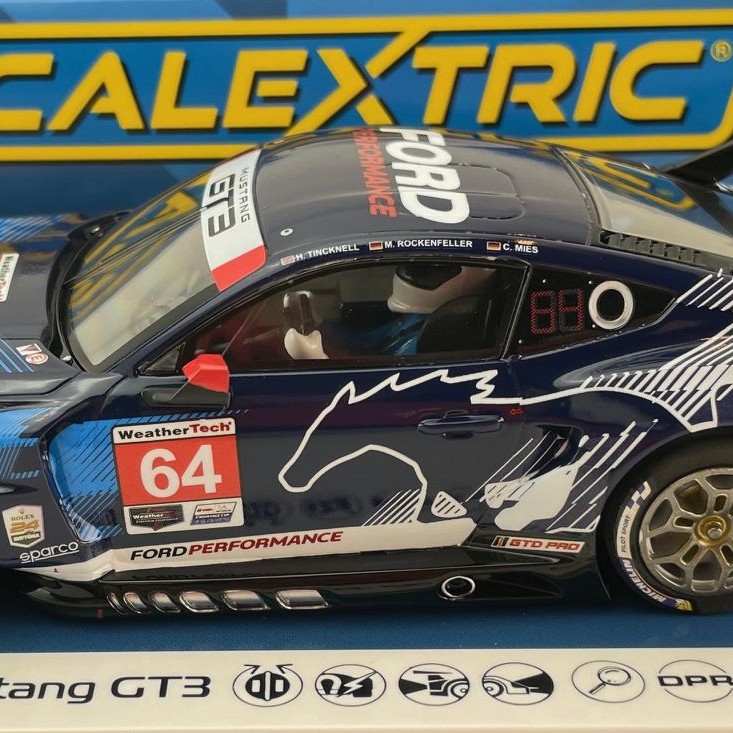 Scalextric C4503 - Ford Mustang GT3 Multimatic Motorsport 24h of Daytona 2024 Slot Car 1:32 Scale