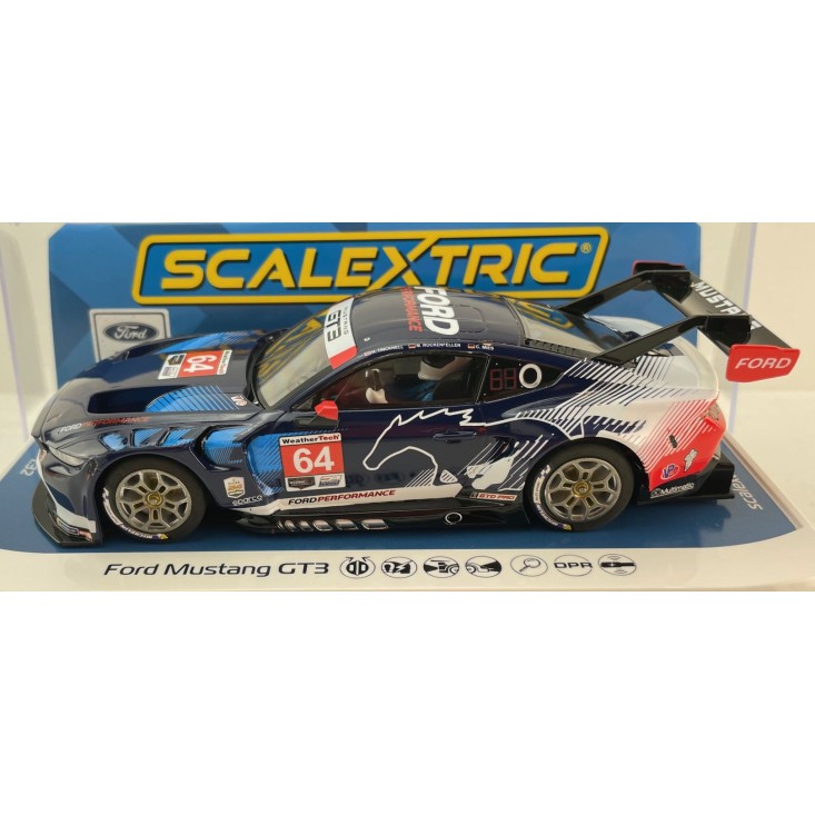 Scalextric C4503 - Ford Mustang GT3 Multimatic Motorsport 24h of Daytona 2024 Slot Car 1:32 Scale