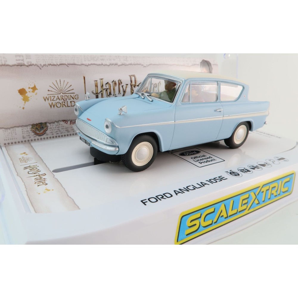 Scalextric C4504 Ford Anglia 105E - Harry Potter WIZARDING WORLD Slot Car 1:32 Scale