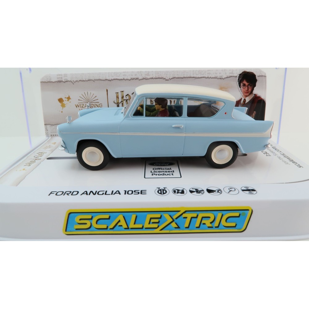 Scalextric C4504 Ford Anglia 105E - Harry Potter WIZARDING WORLD Slot Car 1:32 Scale