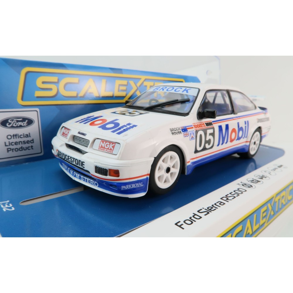 Scalextric C4505 Ford Sierra Cosworth RS500 Peter Brock Bathurst 1989 AU Theme  - Scale 1:32