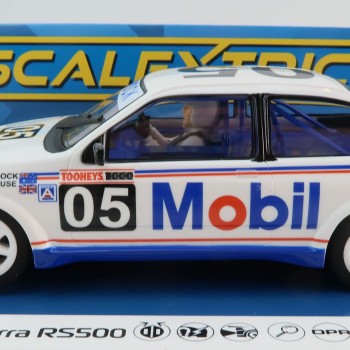 Scalextric C4505 Ford Sierra Cosworth RS500 Peter Brock Bathurst 1989 AU Theme  - Scale 1:32