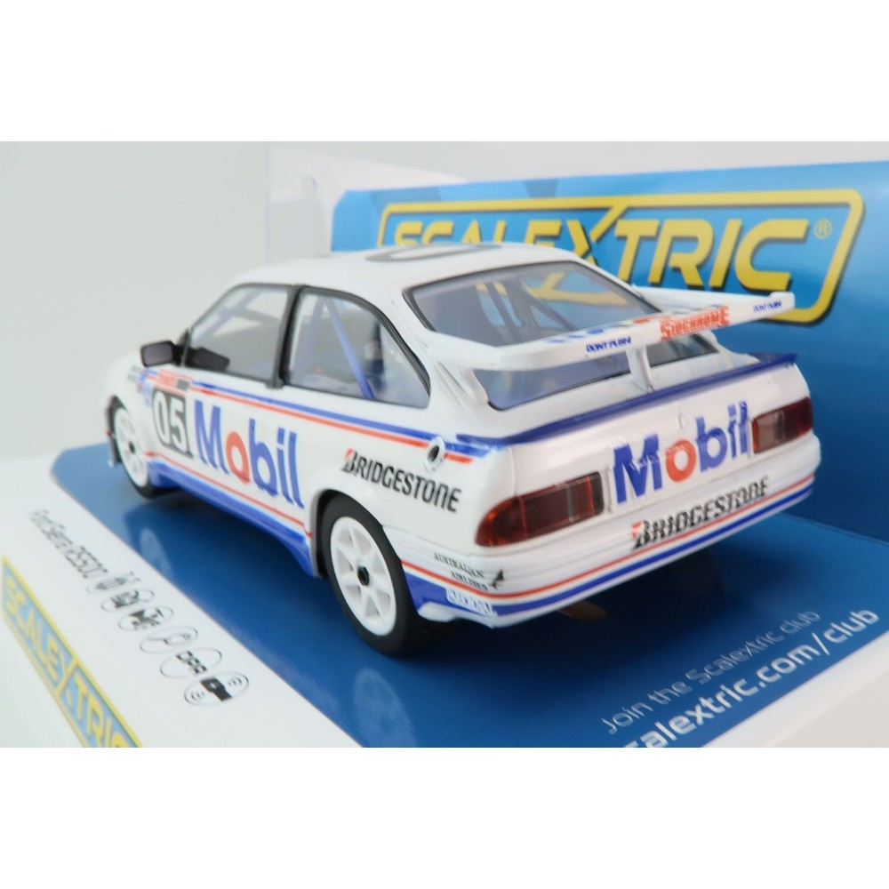 Scalextric C4505 Ford Sierra Cosworth RS500 Peter Brock Bathurst 1989 AU Theme  - Scale 1:32