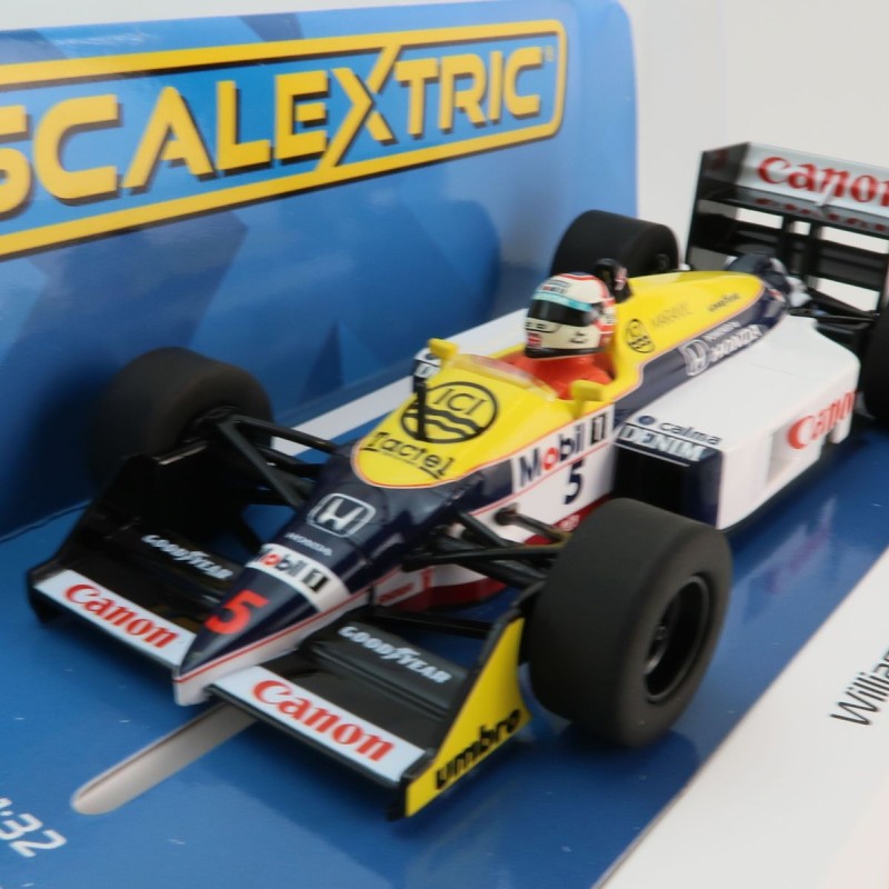 Scalextric C4508 Williams FW11B 1987 British Grand Prix Nigel Mansell Slot Car 1:32 Scale