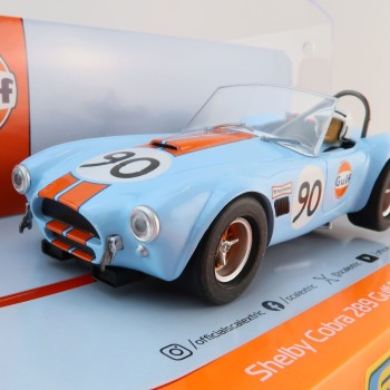 Scalextric C4509 Shelby Cobra - Gulf Slot Car 1:32 Scale