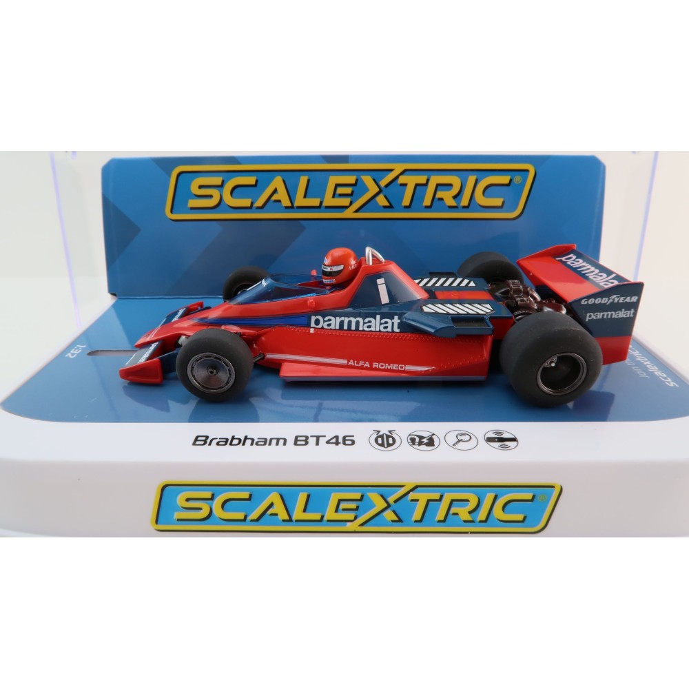 Scalextric C4510 Brabham BT46 Nikki Lauda Formula 1 Italian GP 1978 Slot Car 1:32 Scale