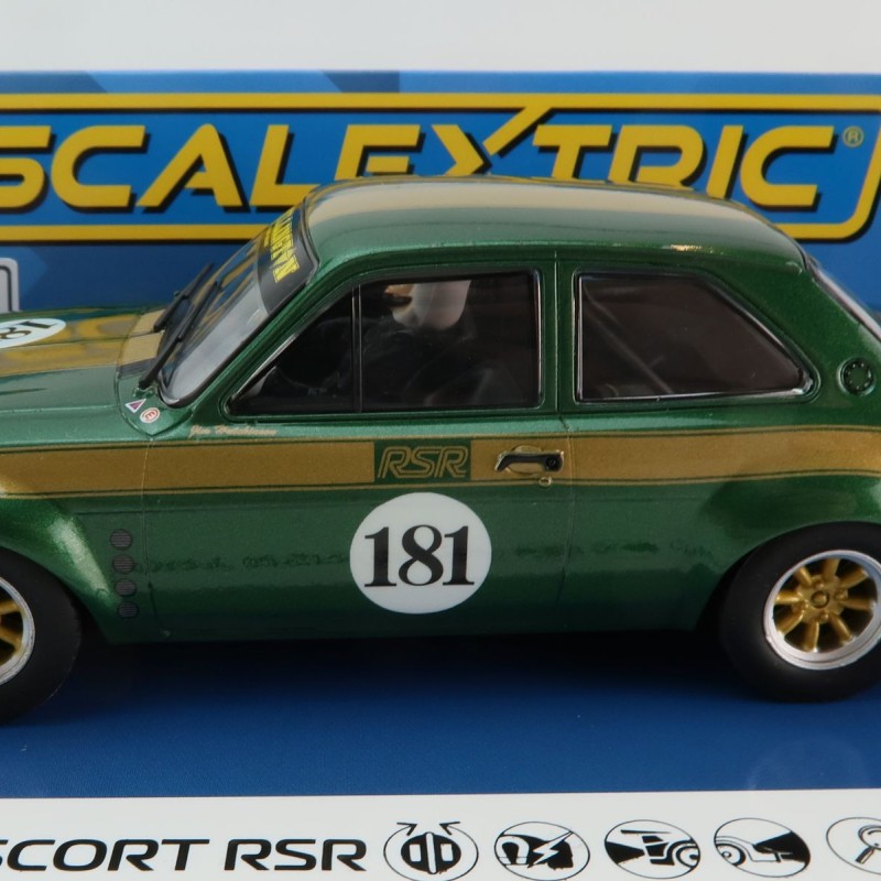 Scalextric C4511 Ford Escort RSR Jim Hutchinson Slot Car 1:32 Scale