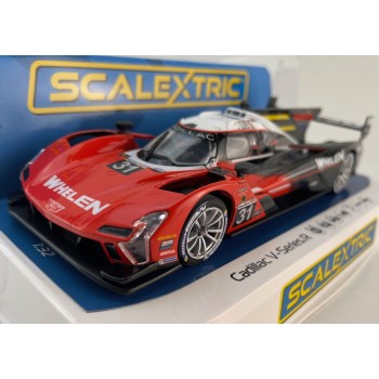 Scalextric C4515 Cadillac V-Series R - Whelen Engineering Slot Car 1:32 Scale