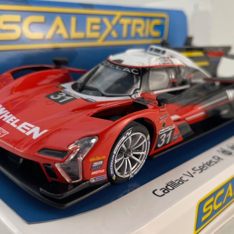 Scalextric C4515 Cadillac V-Series R - Whelen Engineering Slot Car 1:32 Scale